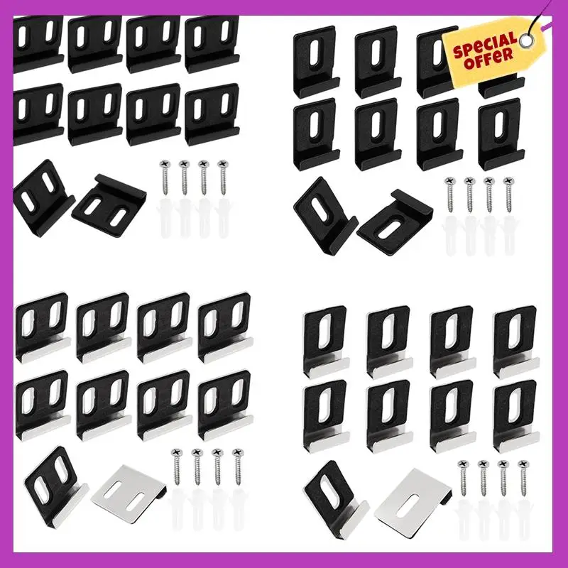 HFIL-10Pcs Heavy Duty Mirror Hanging Kit, Heavy Mirror Mounting Hardware Mirror Clips For Wall Mounting
HFIL-10Pcs Heavy Duty Mirror Hanging Kit, Heavy Mirror Mounting Hardware Mirror Clips For Wall Mounting