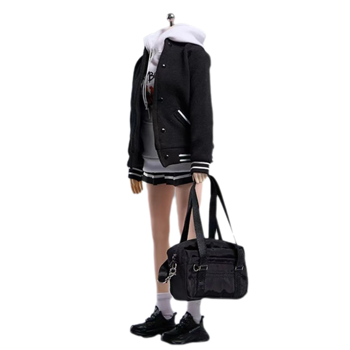 HiPlay Cdtoys, Baseball Jacket Hooded Sweatshirt and Pleated Skirt Set Cd074J, 1/6 Scale Figure Doll Clothes
HiPlay Cdtoys, Baseball Jacket Hooded Sweatshirt and Pleated Skirt Set Cd074J, 1/6 Scale Figure Doll Clothes
