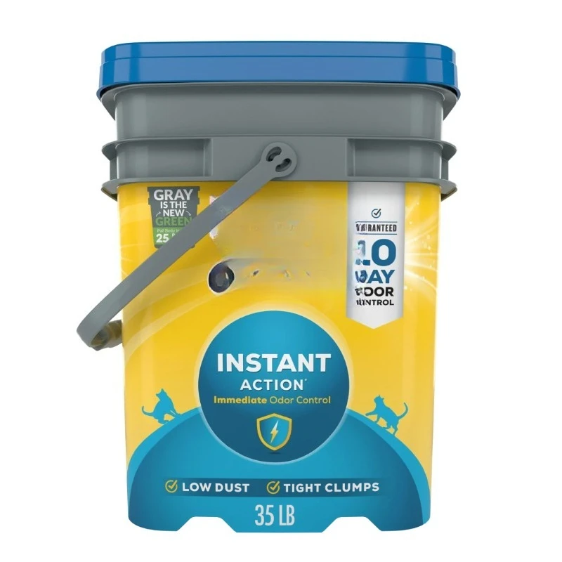 Purina nstant Action Clumping Cat Litter, Natural, Low Dust, Odor Control, 35 lb. Pail
Purina nstant Action Clumping Cat Litter, Natural, Low Dust, Odor Control, 35 lb. Pail