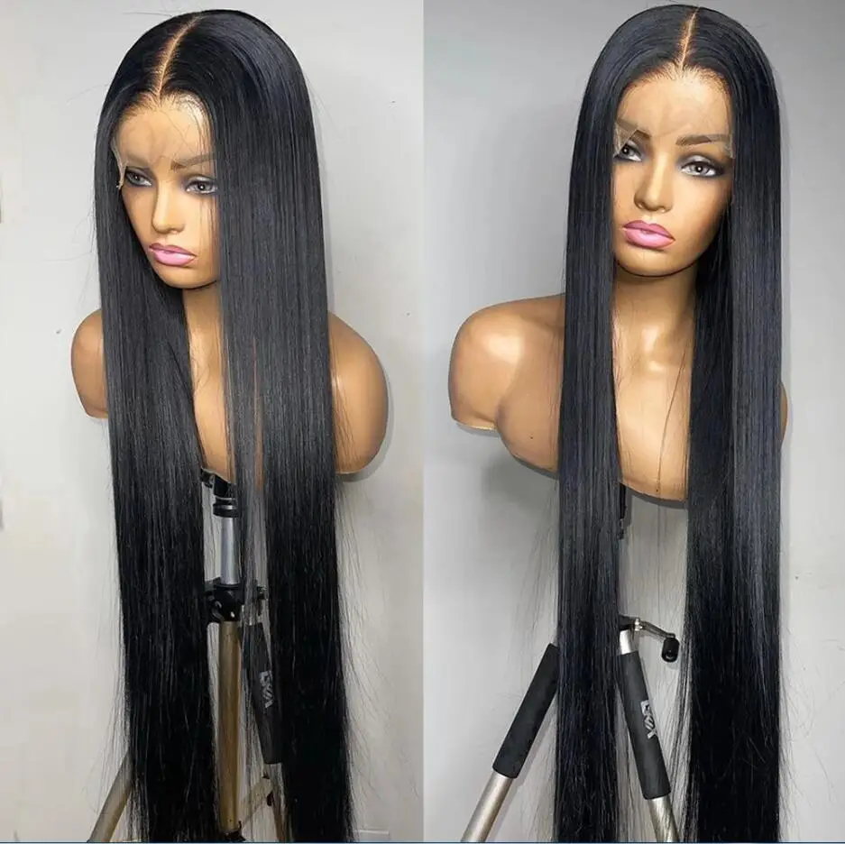 Long 26" Black Soft 180Density Natural Silky Straight Lace Front Wig For Women BabyHair Heat Resistant Preplucked Glueless Wigs
Long 26" Black Soft 180Density Natural Silky Straight Lace Front Wig For Women BabyHair Heat Resistant Preplucked Glueless Wigs