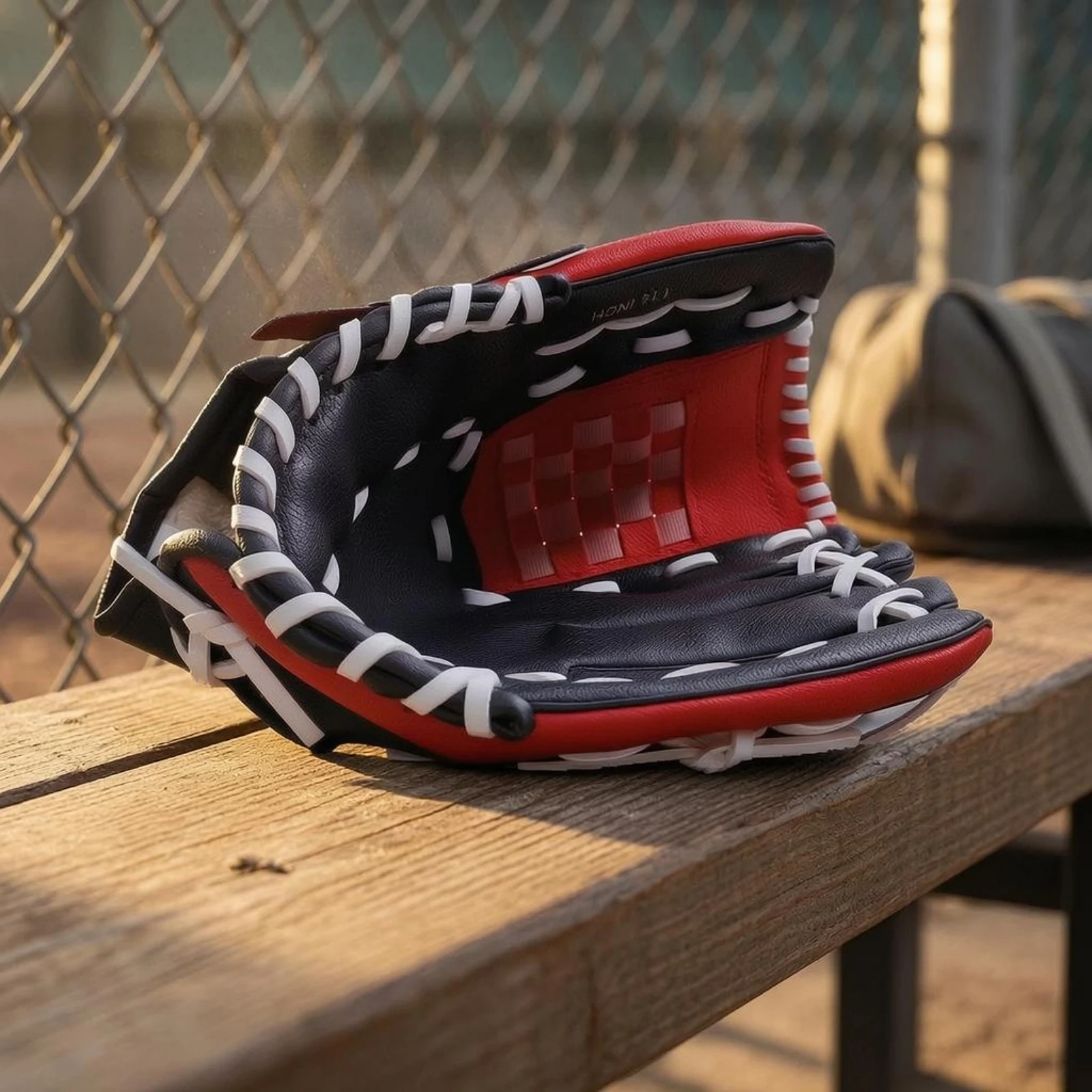 Right-Hand Baseball Glove Padded Fingers Baseball Fielding Glove Athletic Equipment Woven Web Sports Gear White Lacing
Right-Hand Baseball Glove Padded Fingers Baseball Fielding Glove Athletic Equipment Woven Web Sports Gear White Lacing