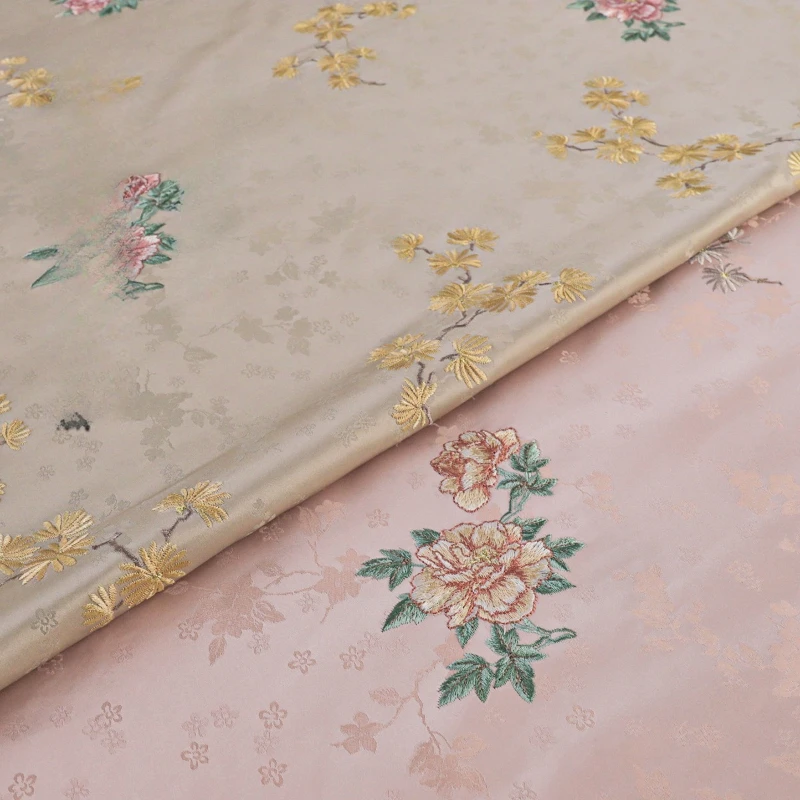 Peony Splendor Pattern Imitation Song Jacquard Brocade Fabric Chinese-Style Hanfu Vest Traditional Clothing Designer Material
Peony Splendor Pattern Imitation Song Jacquard Brocade Fabric Chinese-Style Hanfu Vest Traditional Clothing Designer Material