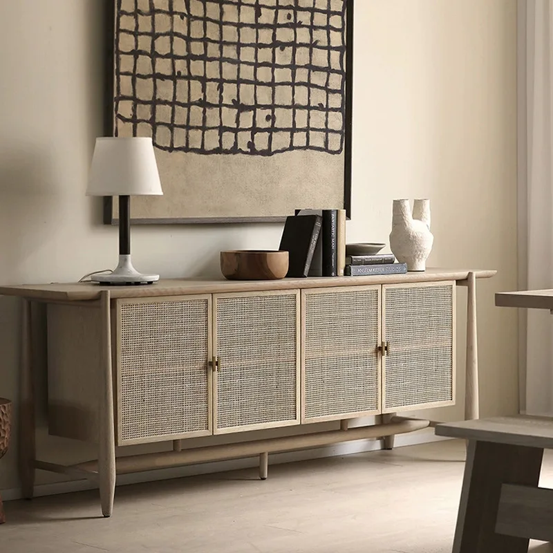 Sideboard Cabinet Living Room Rattan Locker Storage Cabinet Home Modern Simple Small Apartment
Sideboard Cabinet Living Room Rattan Locker Storage Cabinet Home Modern Simple Small Apartment