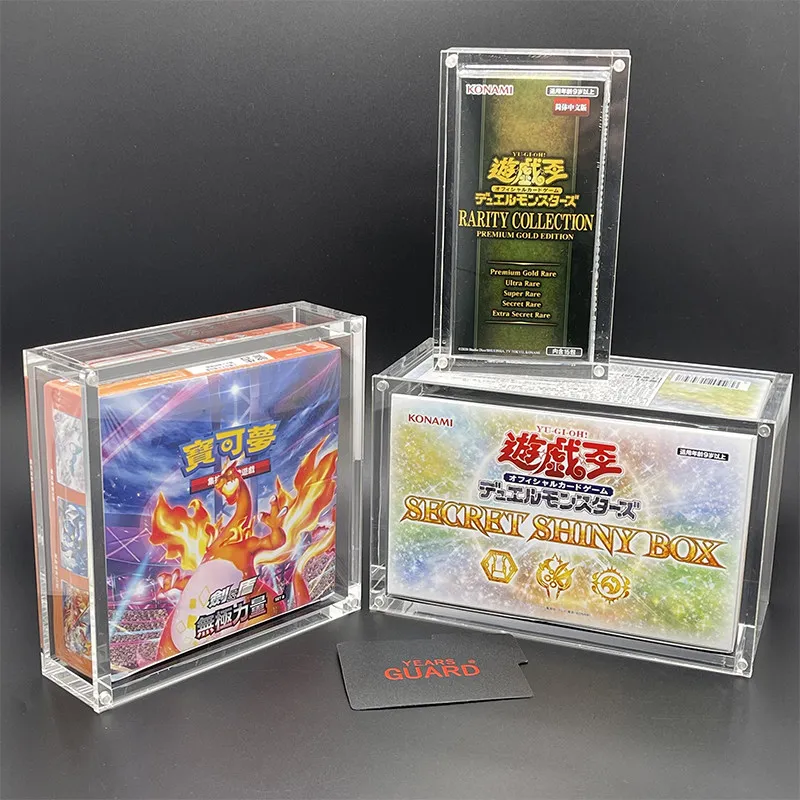 Acrylic Display Case for Booster Box Trading Cards Dustproof Protective Showcase for Pokemon One Piece WS TCG Collection
Acrylic Display Case for Booster Box Trading Cards Dustproof Protective Showcase for Pokemon One Piece WS TCG Collection