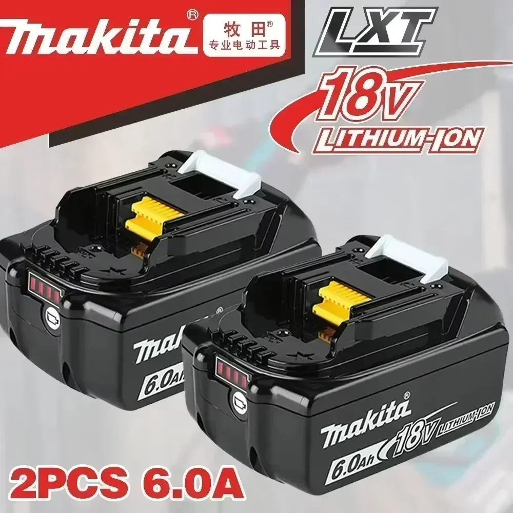 100% Genuine Makita 6Ah for Makita 18V Battery BL1840 BL1830B BL1850B BL1850 BL1860 BL1815 Replacement Lithium Battery
100% Genuine Makita 6Ah for Makita 18V Battery BL1840 BL1830B BL1850B BL1850 BL1860 BL1815 Replacement Lithium Battery