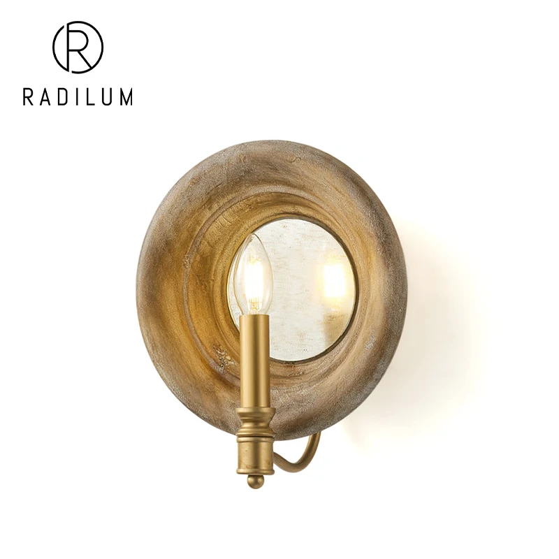 Round Wall Sconce Wood Retro Gold Leaf Luxury Living Room Aisle Light Antique Creative Homestay Decor Cross-Border Candle Lamp
Round Wall Sconce Wood Retro Gold Leaf Luxury Living Room Aisle Light Antique Creative Homestay Decor Cross-Border Candle Lamp