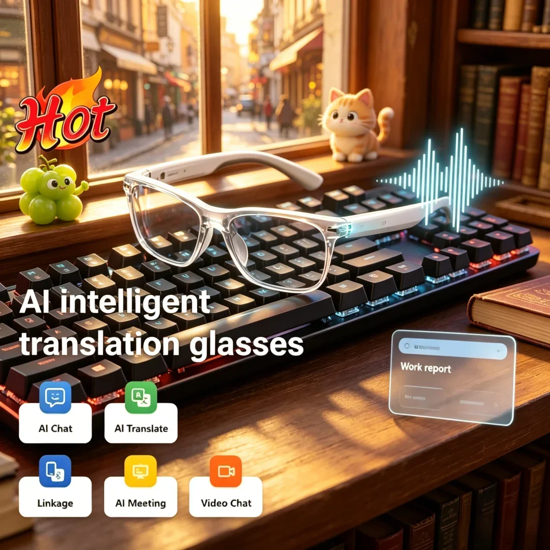 Exquisite Avant-Garde AI Smart Glasses AI Translation 100+ Languages Support Make Receive Calls Luxury Music Calling Supreme
Exquisite Avant-Garde AI Smart Glasses AI Translation 100+ Languages Support Make Receive Calls Luxury Music Calling Supreme