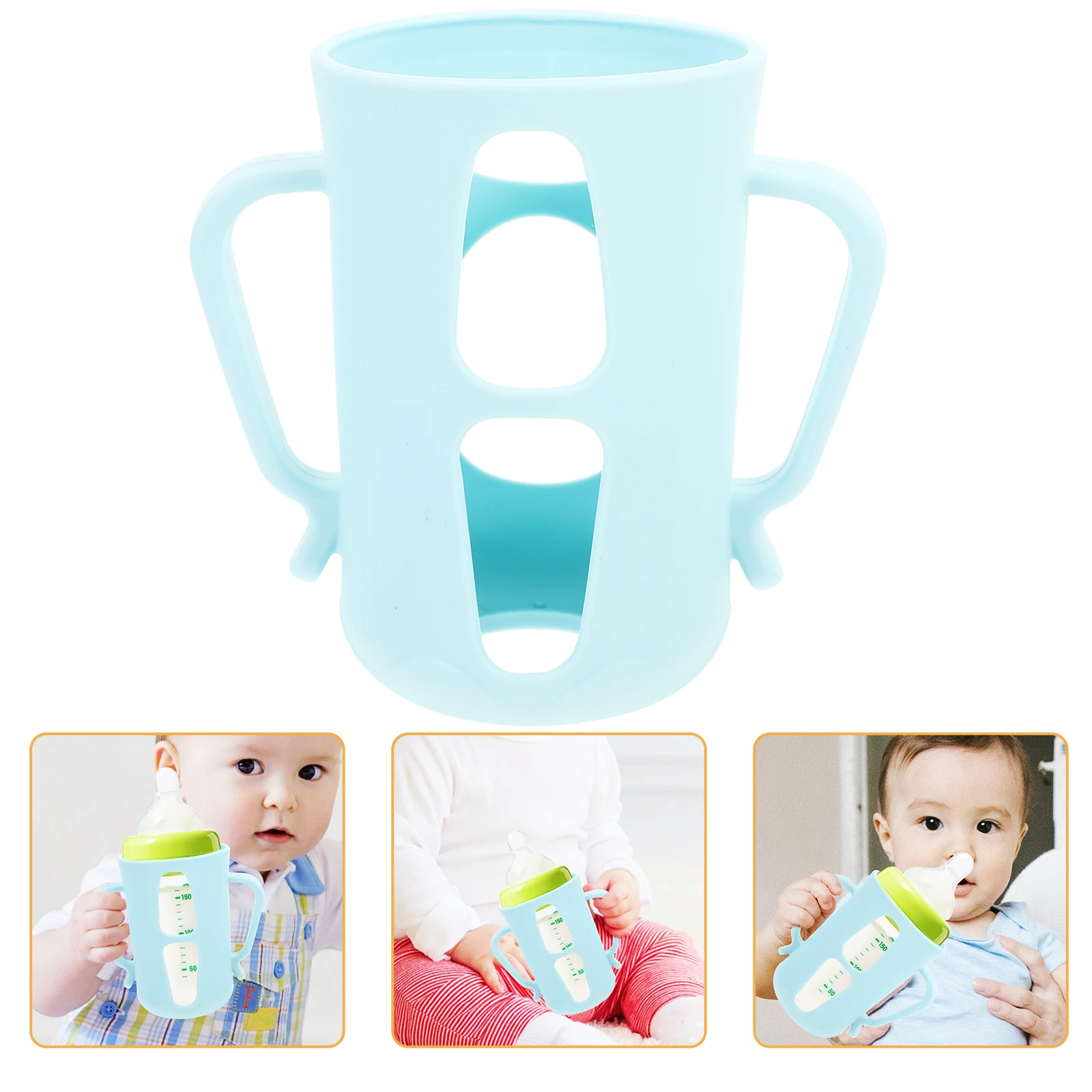 Baby Protector Silicone Cover Anti-scald Milk Feeding Case Cartoon Shape Handle Design Protective Sleeve Bottle Accessories Milk
Baby Protector Silicone Cover Anti-scald Milk Feeding Case Cartoon Shape Handle Design Protective Sleeve Bottle Accessories Milk