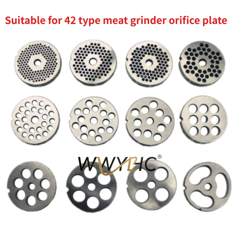 For 42 Type 52 Meat Grinder Orifice Plate Stainless Steel Meat Grinder Knife Disk Screen Circular Knife Accessories
For 42 Type 52 Meat Grinder Orifice Plate Stainless Steel Meat Grinder Knife Disk Screen Circular Knife Accessories