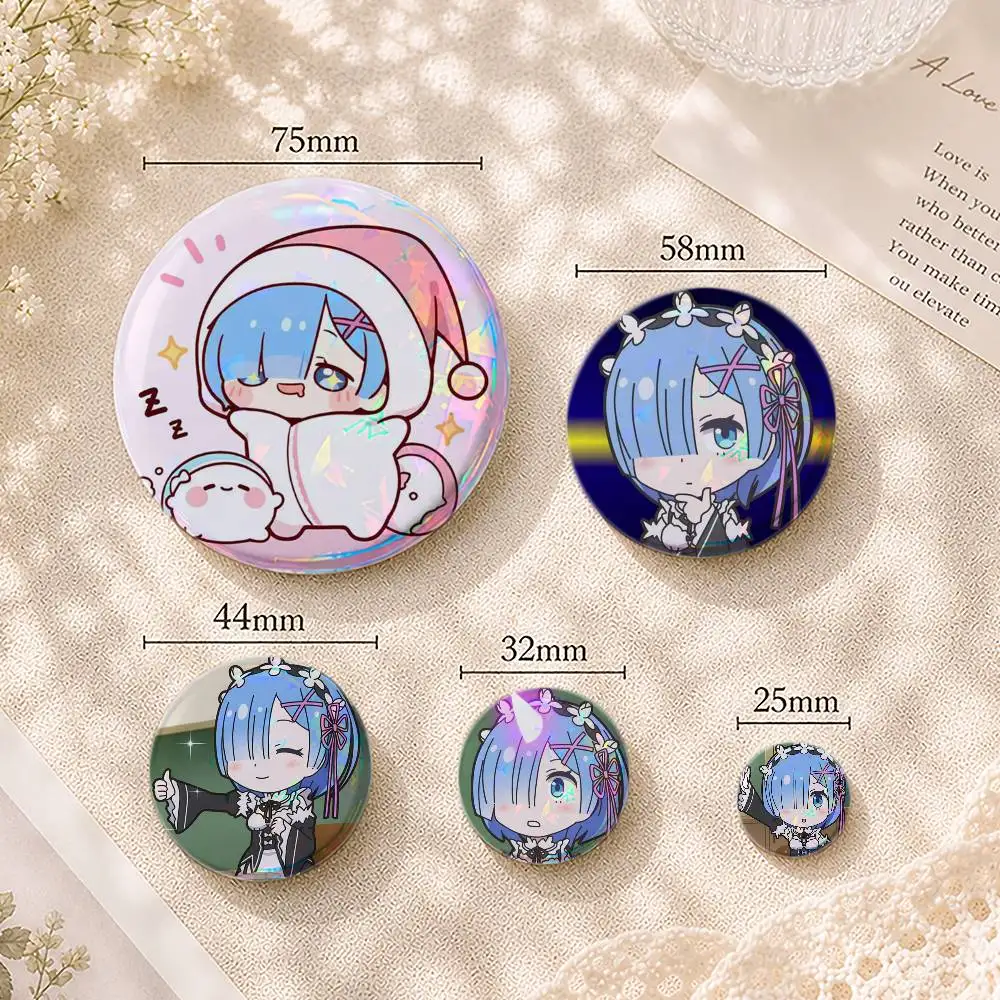 Re-Zero Kawaii R-Rem Custom Printed Tinplate Pins Personalized Lapel Badge Gifts
Re-Zero Kawaii R-Rem Custom Printed Tinplate Pins Personalized Lapel Badge Gifts