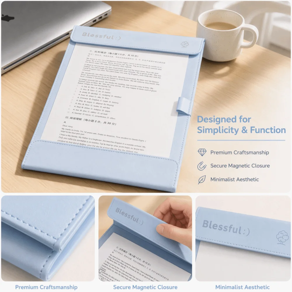 Multi-purpose PU Leather Clipboard Magnetic Single/Double Clip A4 File Folder Document Holder Business Meeting
Multi-purpose PU Leather Clipboard Magnetic Single/Double Clip A4 File Folder Document Holder Business Meeting