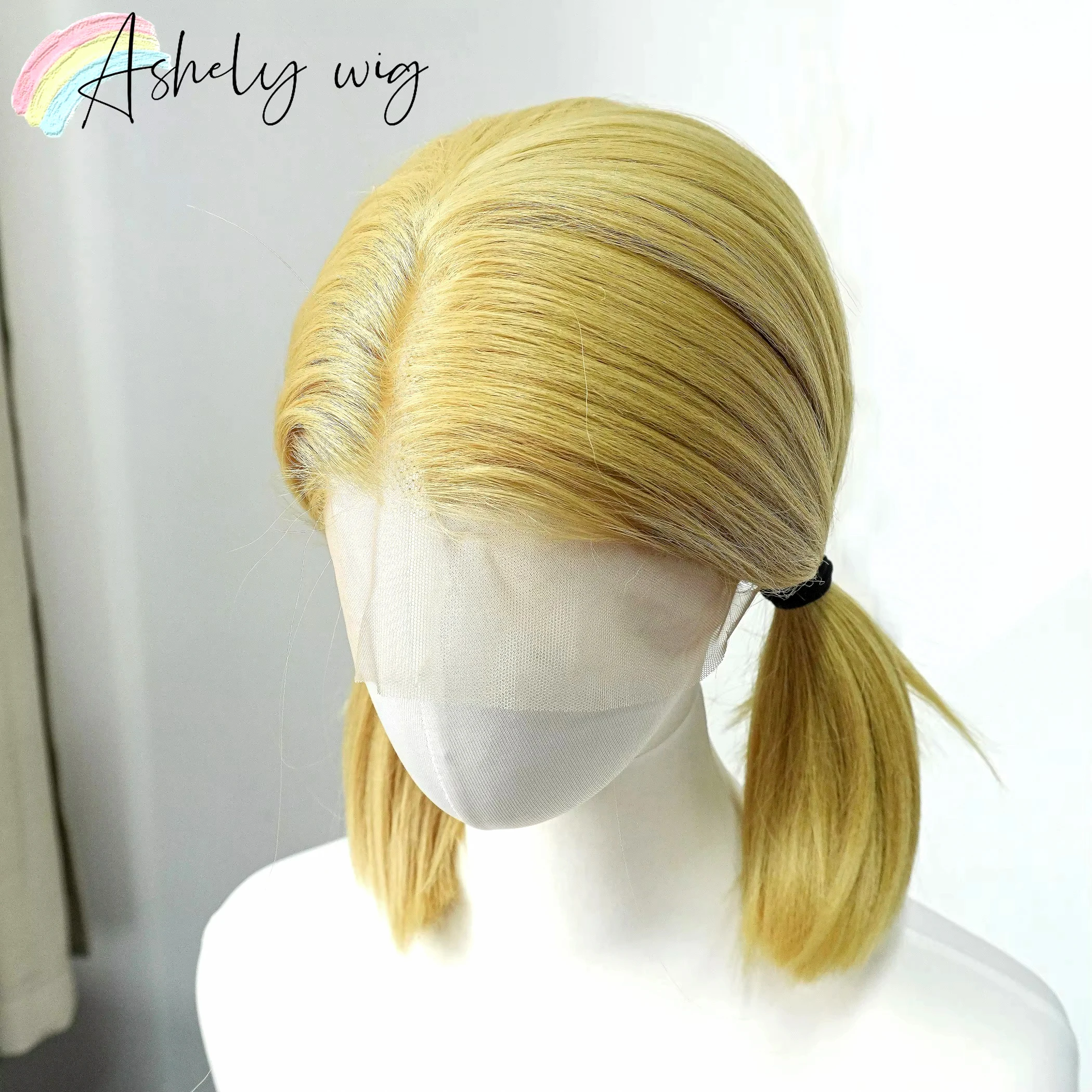 Ash Blonde Short Wig for Women 13x4 Lace Front Wigs Natural Looking Free Part 12inch Bob Synthetic Lace Wig for Cosplay Party
Ash Blonde Short Wig for Women 13x4 Lace Front Wigs Natural Looking Free Part 12inch Bob Synthetic Lace Wig for Cosplay Party