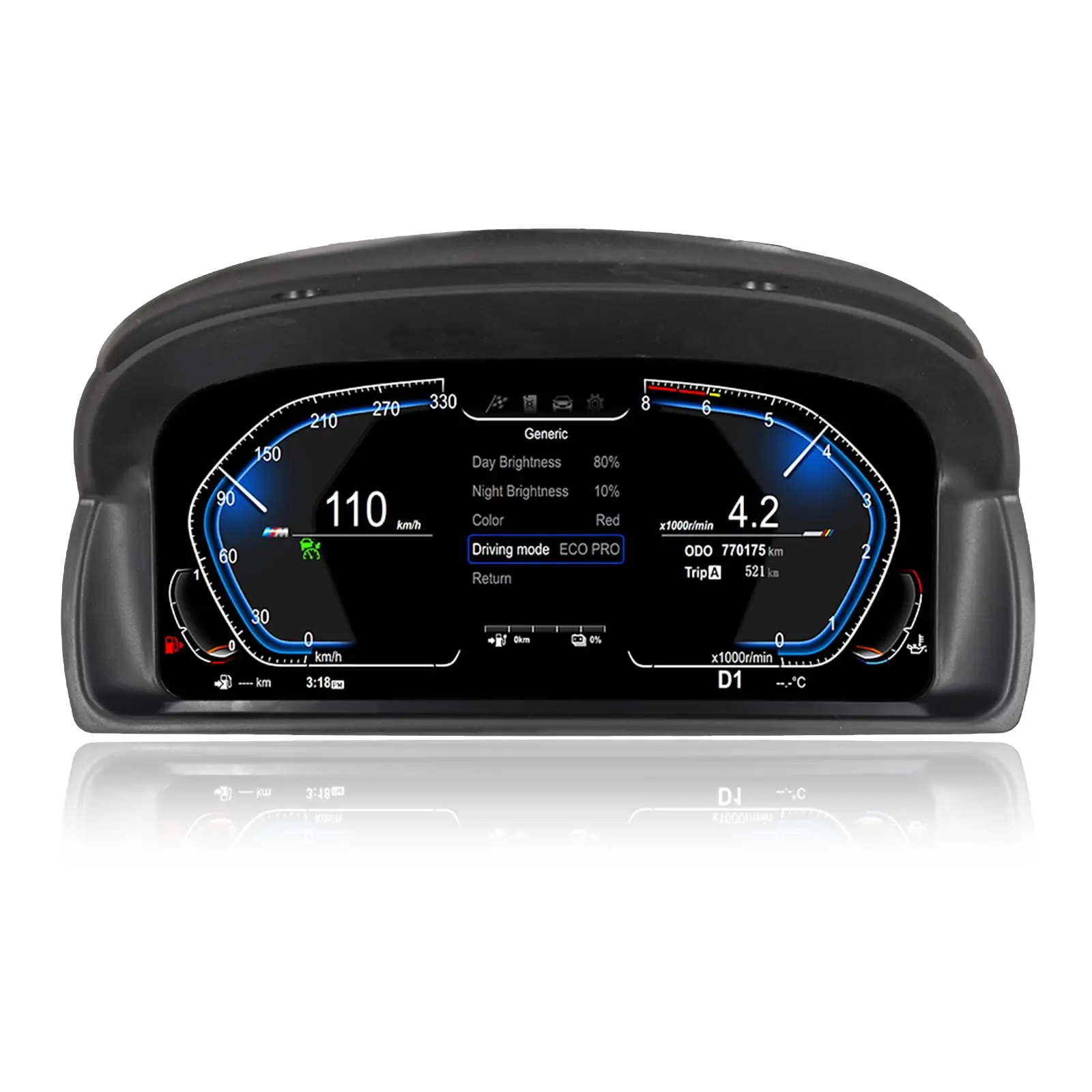 Digital Instrument cluster for BMW X1 E84 2006-2015 Dashboard Speedometer Gauge, plug & play10’’
Digital Instrument cluster for BMW X1 E84 2006-2015 Dashboard Speedometer Gauge, plug & play10’’