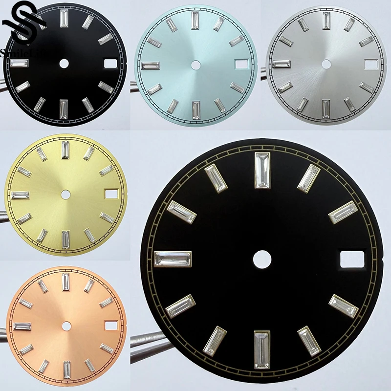 SmileLife NH35 Watch Dial 28.5mm Multi Colored Sunburst Watch Faces Watch Replacement Parts for NH35A/NH36 Movement No Logo
SmileLife NH35 Watch Dial 28.5mm Multi Colored Sunburst Watch Faces Watch Replacement Parts for NH35A/NH36 Movement No Logo