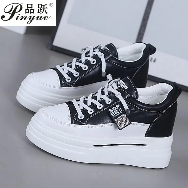 Summer Women's Casual Shoes Leather 7cm Thick Bottom Wedge Heel Ladies Fashion Sports Shoes Thick Heel Spring and Autumn Shoes
Summer Women's Casual Shoes Leather 7cm Thick Bottom Wedge Heel Ladies Fashion Sports Shoes Thick Heel Spring and Autumn Shoes