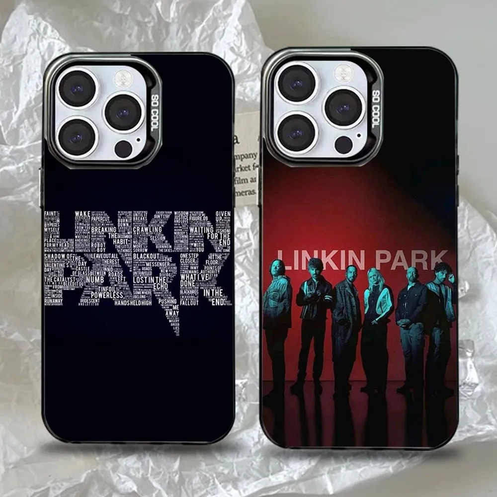 Rock L-Linkin P-Park Band Phone Case For iPhone 16,15,14,13,12,11,Pro,Max,Plus,Mini,XS,SE Anti Fall Black Matte Hard Bumper
Rock L-Linkin P-Park Band Phone Case For iPhone 16,15,14,13,12,11,Pro,Max,Plus,Mini,XS,SE Anti Fall Black Matte Hard Bumper