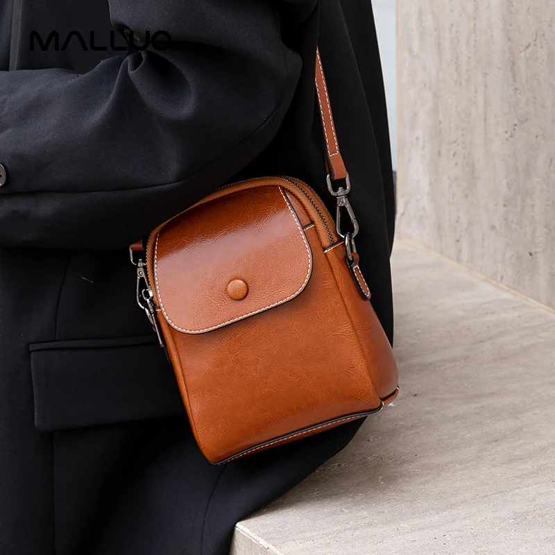 Women Oil Wax Cow Real Leather Handbags Female Cowhide Vintage Shoulder Bag Ladies Luxury High Quality Phone Crossbody Bags Lady
Women Oil Wax Cow Real Leather Handbags Female Cowhide Vintage Shoulder Bag Ladies Luxury High Quality Phone Crossbody Bags Lady