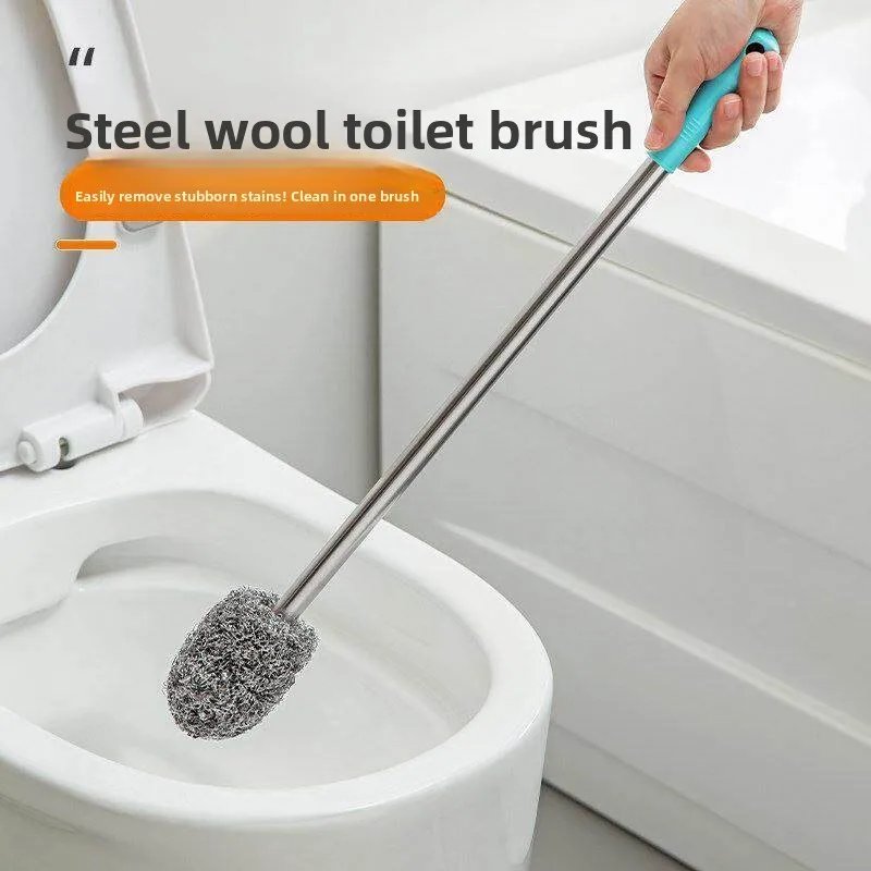 Long Handle Toilet Brush Steel Wire Ball Bathroom Cleaning Tool No Scratch Hand Durable Squeegee for Toilet Cleaning
Long Handle Toilet Brush Steel Wire Ball Bathroom Cleaning Tool No Scratch Hand Durable Squeegee for Toilet Cleaning