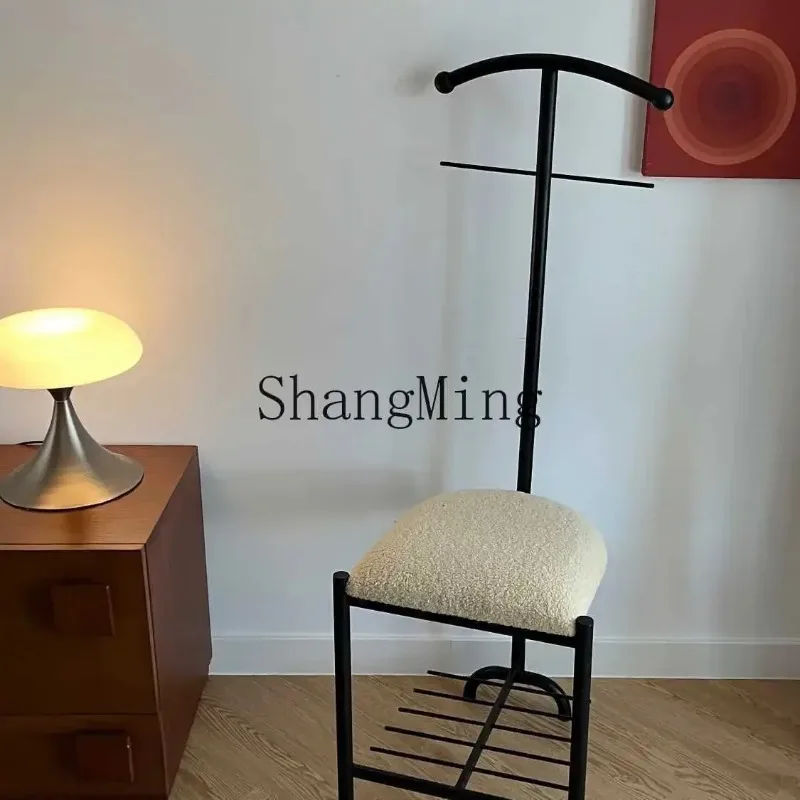 CL modern coat rack bedroom household vertical hanger floor clothes rack hanger fitting room shoe changing stool
CL modern coat rack bedroom household vertical hanger floor clothes rack hanger fitting room shoe changing stool