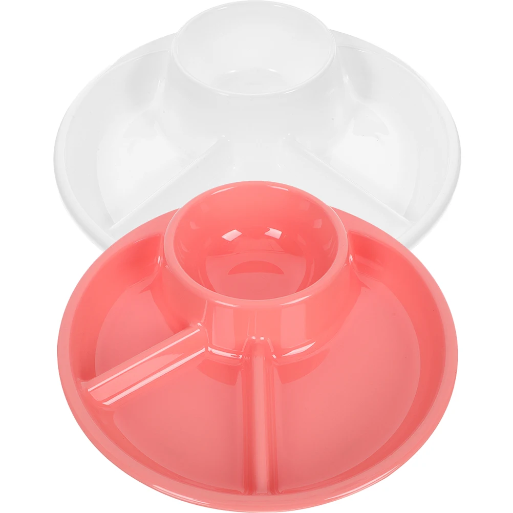 2 Pcs Divided Plate Set Plastic Sectioned Plates for Kids Adults Snack Dinner Portion Control Food Serving Kitchen
2 Pcs Divided Plate Set Plastic Sectioned Plates for Kids Adults Snack Dinner Portion Control Food Serving Kitchen