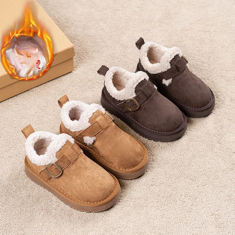 Children's Snow Boots 3-18 Years Old Camel Padded Thickened Boys and Girls Big Cotton Shoes Coffee Simple Kids Baby Winter Boots
Children's Snow Boots 3-18 Years Old Camel Padded Thickened Boys and Girls Big Cotton Shoes Coffee Simple Kids Baby Winter Boots