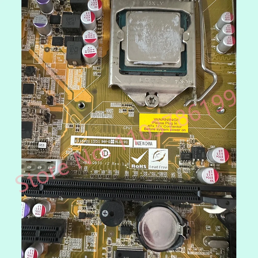 For IEI Dual-Port Industrial Control Industrial Motherboard IMBA-Q870-I2-REV:1.0
For IEI Dual-Port Industrial Control Industrial Motherboard IMBA-Q870-I2-REV:1.0