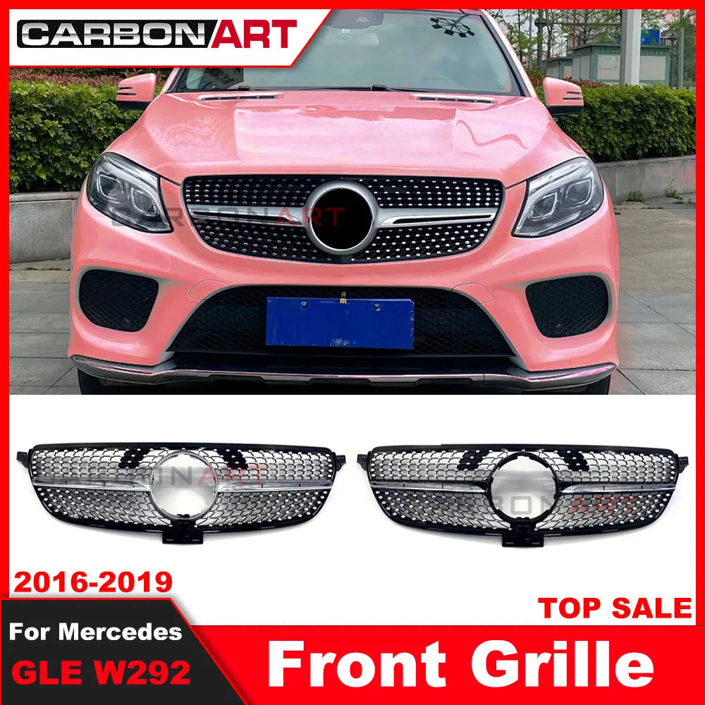 Передняя решетка для седана Mercedes GLE Class W166 2015-2019 GLE 350 500 320 400 300 W292 купе GT Серебристый/Черный Бампер Капот Сетка
Передняя решетка для седана Mercedes GLE Class W166 2015-2019 GLE 350 500 320 400 300 W292 купе GT Серебристый/Черный Бампер Капот Сетка