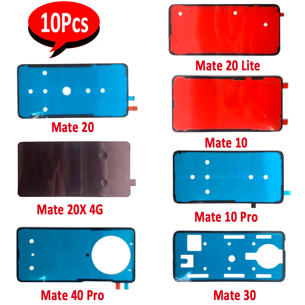 10Pcs,NEW For Huawei Mate 40 30 20 Lite 10 Pro 20X 4G Back Battery Cover Door Housing Case sticker Adhesive glue tape
10Pcs,NEW For Huawei Mate 40 30 20 Lite 10 Pro 20X 4G Back Battery Cover Door Housing Case sticker Adhesive glue tape
