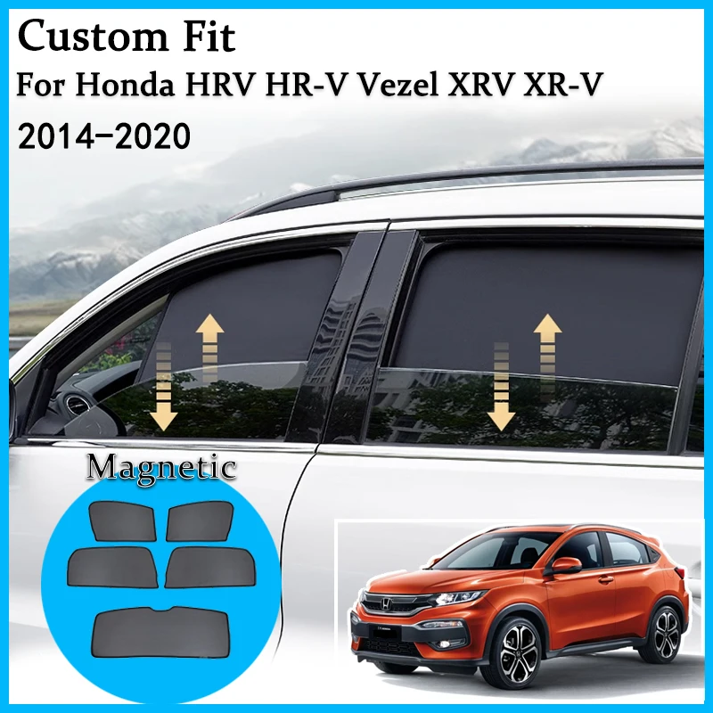 Magnetic Car Windows Sunshade blackout Mesh Sun Visor UV Protection Car Curtain For Honda HRV HR-V Vezel XRV XR-V 2014-2020
Magnetic Car Windows Sunshade blackout Mesh Sun Visor UV Protection Car Curtain For Honda HRV HR-V Vezel XRV XR-V 2014-2020