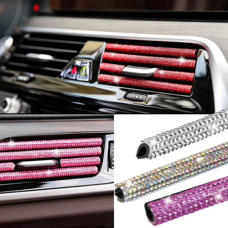 Car-styling Diamond Car Air Outlet Decorative Strip U-shaped Water Drill Clamp Rhinestone Strip Car Interior Decoration
Car-styling Diamond Car Air Outlet Decorative Strip U-shaped Water Drill Clamp Rhinestone Strip Car Interior Decoration