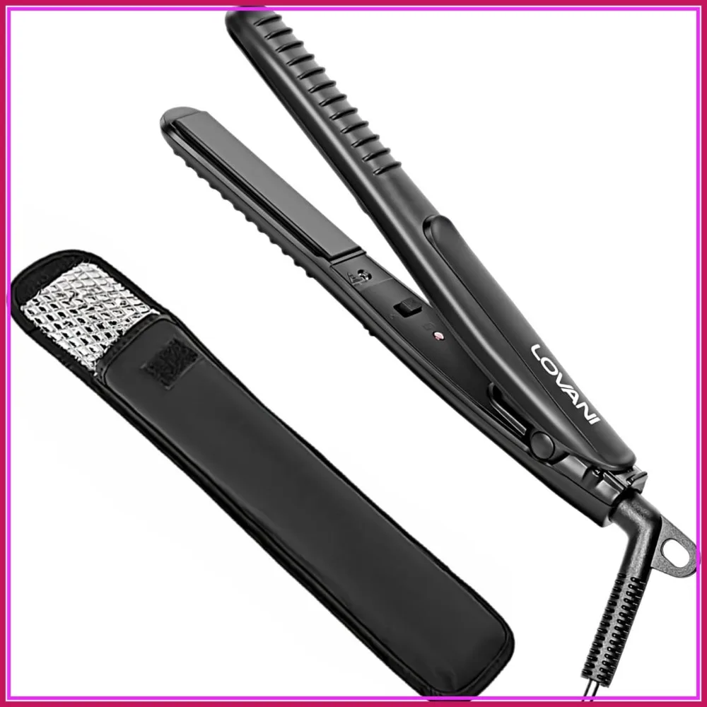 Mini Flat Iron Travel Size 0.5 Inch Dual Voltage Portable Hair Straightener with Heat Resistant Bag
Mini Flat Iron Travel Size 0.5 Inch Dual Voltage Portable Hair Straightener with Heat Resistant Bag