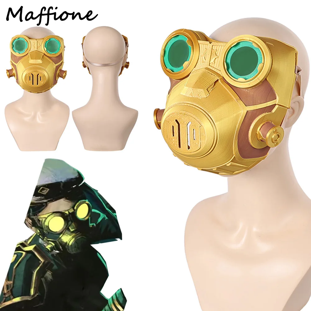 Arcane Caitlyn Role Kiramman Vi Mask Headgear Props Cosplay Costume Accessories Game LoL Team Masks Gloden Face Cover Halloween
Arcane Caitlyn Role Kiramman Vi Mask Headgear Props Cosplay Costume Accessories Game LoL Team Masks Gloden Face Cover Halloween