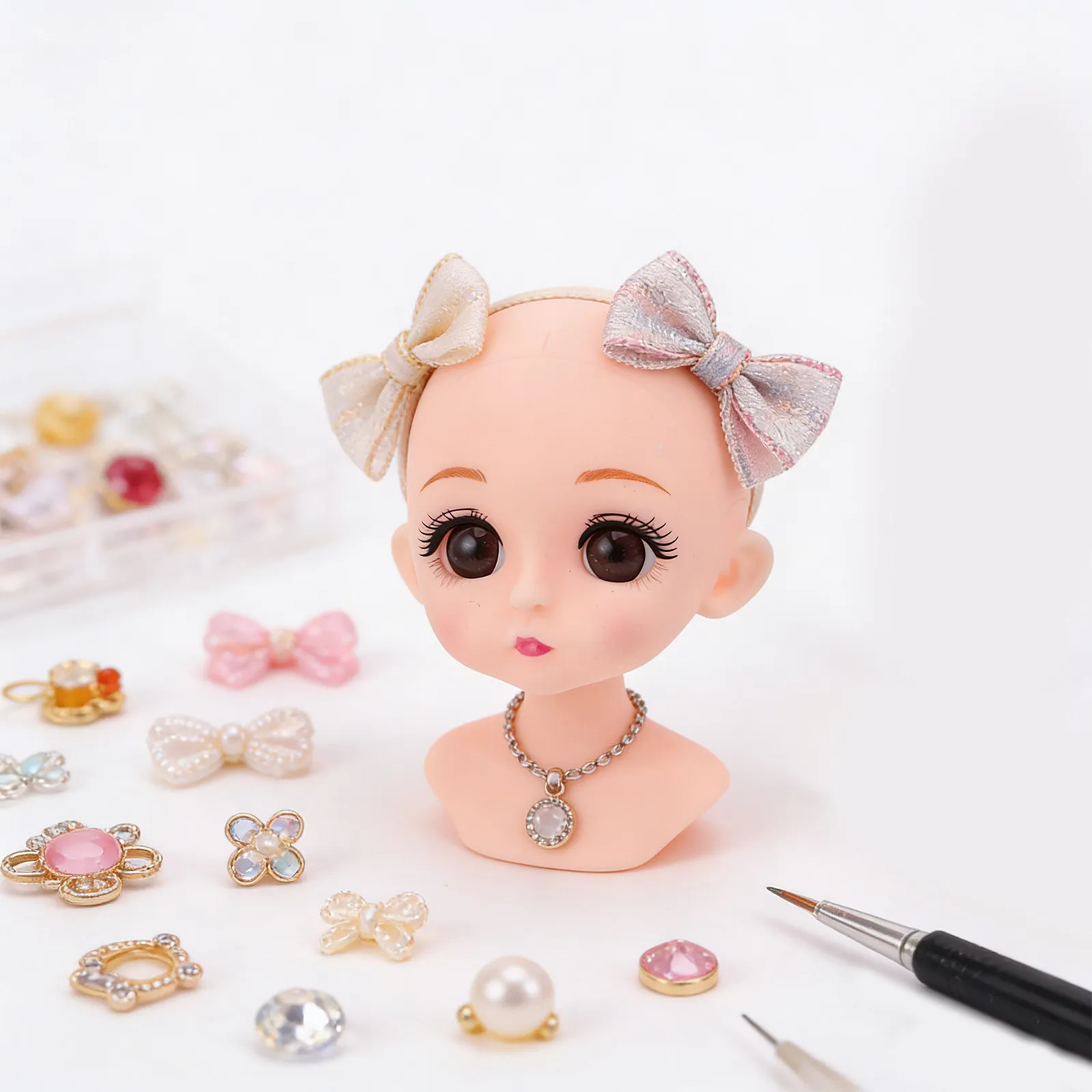 10Pcs Soft Vinyl Craft Heads 4.8cmx4.6cm for Face Painting Repainting Hair Rooting DIY Repair Accessories Craft Supplies
10Pcs Soft Vinyl Craft Heads 4.8cmx4.6cm for Face Painting Repainting Hair Rooting DIY Repair Accessories Craft Supplies