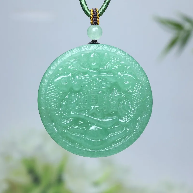 Retro Fashion Ethnic Style Green Round Brand Necklace Unisex Jewelry
Retro Fashion Ethnic Style Green Round Brand Necklace Unisex Jewelry