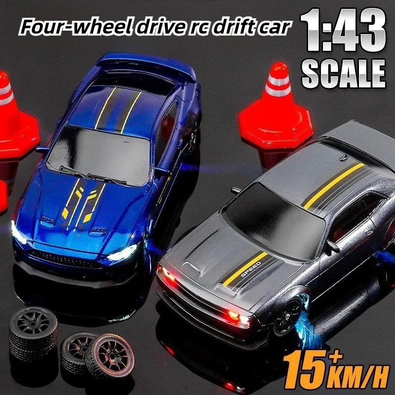 1/43 4WD Drive Remote Control Drift Car Alloy Material Simulation Model 2.4G Remote Control with Lights Mini Drift Car RC Toy
1/43 4WD Drive Remote Control Drift Car Alloy Material Simulation Model 2.4G Remote Control with Lights Mini Drift Car RC Toy