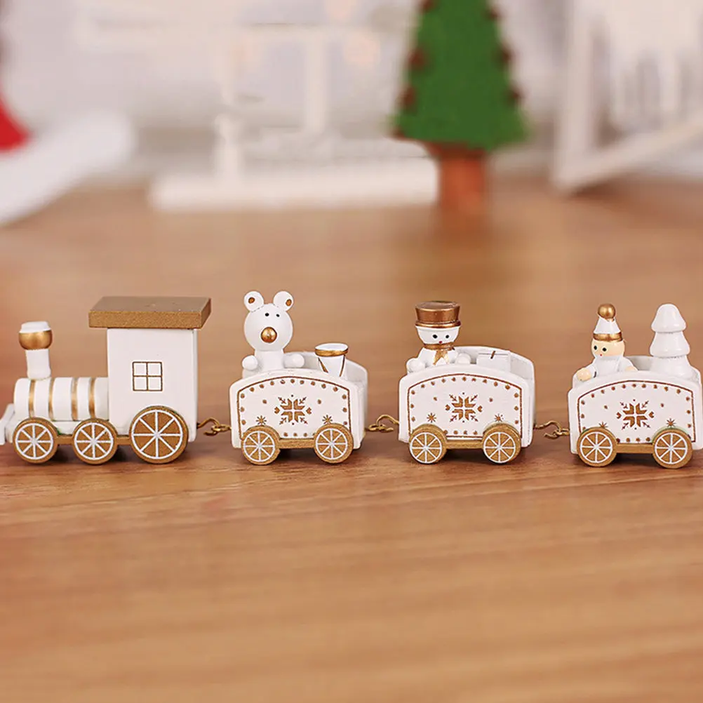 2Pcs Christmas Wooden Train Ornaments Desktop Decorations Lightweight Charm for Home Office Table Shelf Holiday
2Pcs Christmas Wooden Train Ornaments Desktop Decorations Lightweight Charm for Home Office Table Shelf Holiday