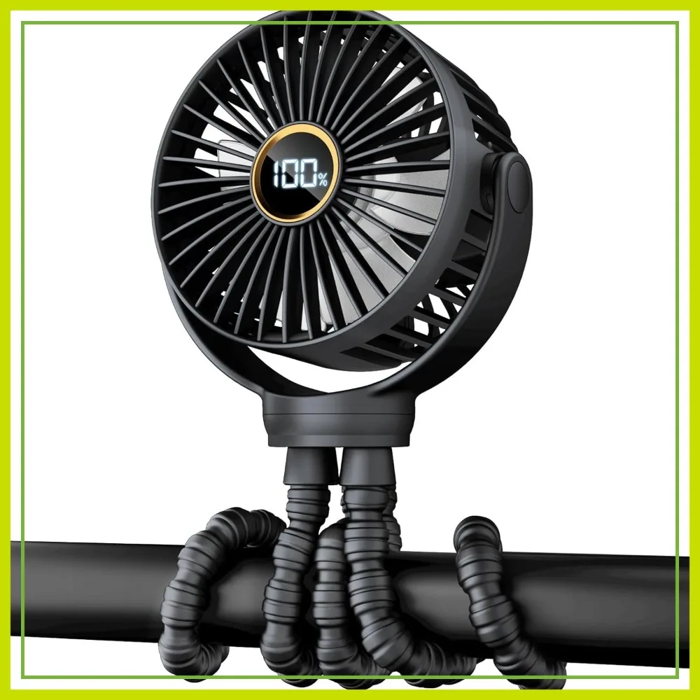 Mini Portable Stroller Fan, 360° Rotation, 3-Speed, Rechargeable, for Car Seat, Wagon, Treadmill, Biking
Mini Portable Stroller Fan, 360° Rotation, 3-Speed, Rechargeable, for Car Seat, Wagon, Treadmill, Biking