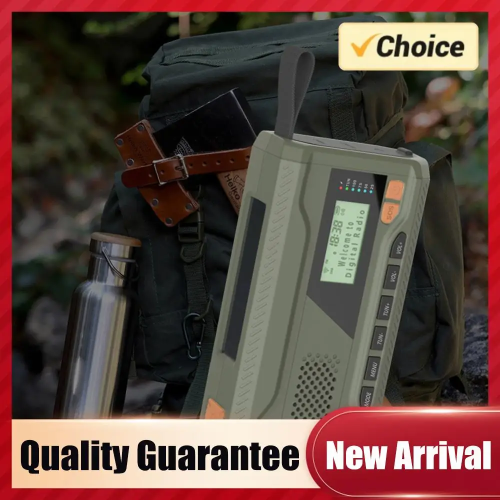 Портативное DAB/FM-радио с фонариком, Bluetooth-колонкой, аварийным и метеорологическим радиоприемником для экстренных ситуаций, кемпинга и выживания в штормах
Портативное DAB/FM-радио с фонариком, Bluetooth-колонкой, аварийным и метеорологическим радиоприемником для экстренных ситуаций, кемпинга и выживания в штормах