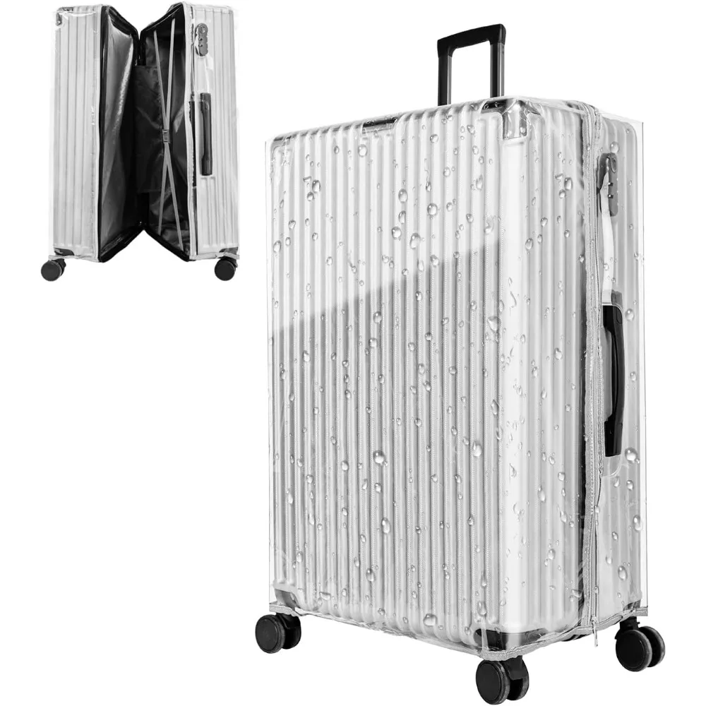 Upgraded Zippered Clear PVC Suitcase Cover, 20 Inch Luggage Covers for Suitcase Luggage Protector Suitcase Cover 20''
Upgraded Zippered Clear PVC Suitcase Cover, 20 Inch Luggage Covers for Suitcase Luggage Protector Suitcase Cover 20''