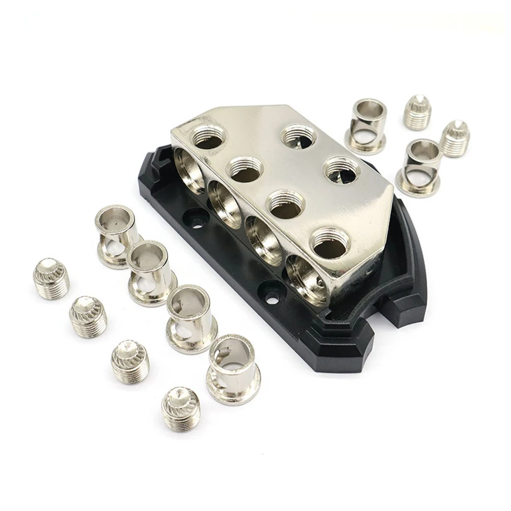 Car Power Distribution Block 0/4AWG 2 Way In 4 Way Out Car Audio Stereo Power Fuse Holder For Car Audio Splitter Accessories
Car Power Distribution Block 0/4AWG 2 Way In 4 Way Out Car Audio Stereo Power Fuse Holder For Car Audio Splitter Accessories