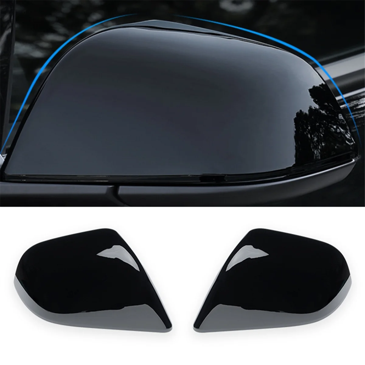 LGW-uFor Tesla Model Y Model 3 Highland Side Door Mirror Caps Side Mirror Caps Reverse Mirror Caps,Gloss
LGW-uFor Tesla Model Y Model 3 Highland Side Door Mirror Caps Side Mirror Caps Reverse Mirror Caps,Gloss