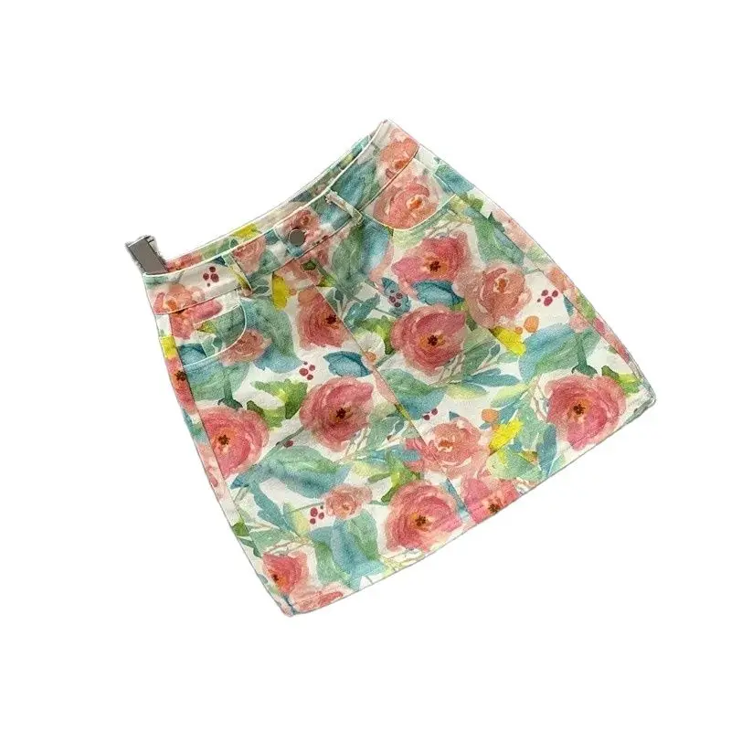 Fashion Temperament Flower Printing Cowboy Skirt Female 2023 Summer New High Waist Slim A Word Casual Bag Hip Denim Skirt Women
Fashion Temperament Flower Printing Cowboy Skirt Female 2023 Summer New High Waist Slim A Word Casual Bag Hip Denim Skirt Women