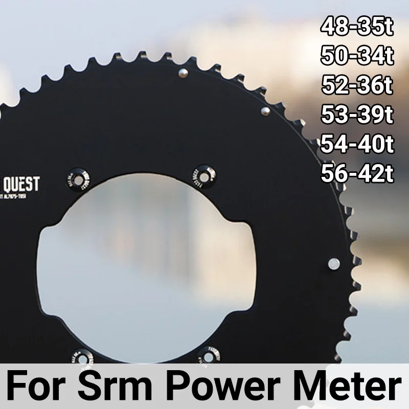 PASS QUEST 110BCD Chain Ring 4-Hole FOR SRM Power Meter 50x34 52 36 53 39 54 40 Double Aero 11-Speed 12-Speed Plato
PASS QUEST 110BCD Chain Ring 4-Hole FOR SRM Power Meter 50x34 52 36 53 39 54 40 Double Aero 11-Speed 12-Speed Plato