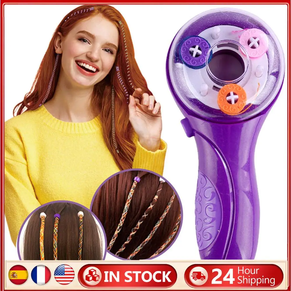 Automatic Hair Braider Styling DIY Tool with Hair Hook Rubber Band Twister Hair Braider Machine Hairstyle Tools Kit Child Gifts
Automatic Hair Braider Styling DIY Tool with Hair Hook Rubber Band Twister Hair Braider Machine Hairstyle Tools Kit Child Gifts