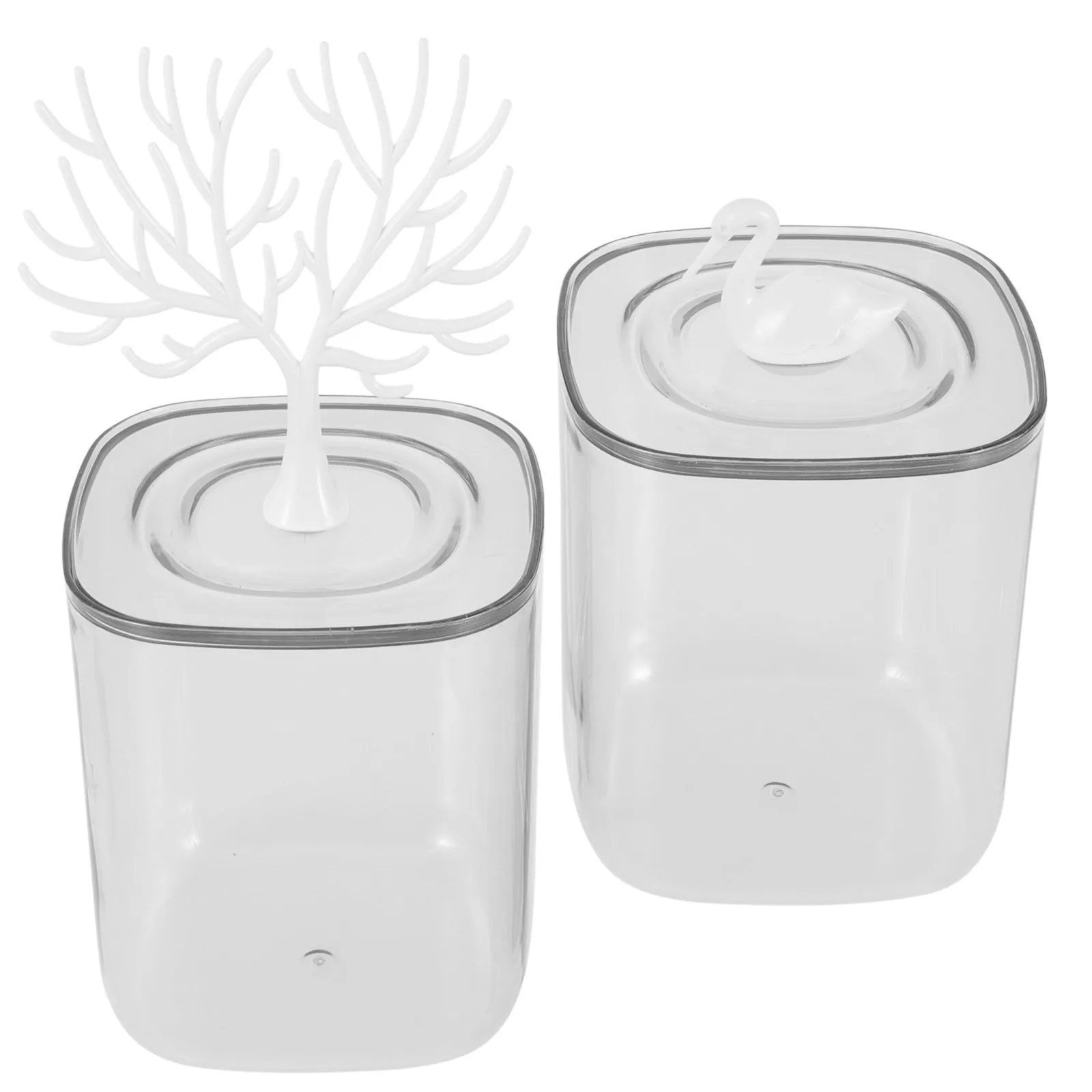 2Pcs Swan Antler Storage Box Cotton Swab Holder Makeup Organizer Compact Cotton Pad Case Toothpick Container Desktop
2Pcs Swan Antler Storage Box Cotton Swab Holder Makeup Organizer Compact Cotton Pad Case Toothpick Container Desktop