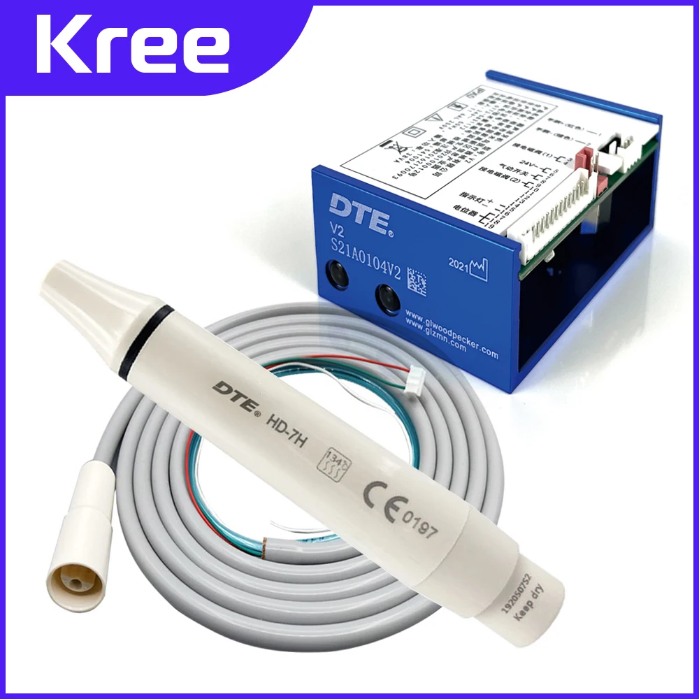 For Woodpecker DTE HD-7H Scaling handpiece Dental Ultrasonic Built in Scaler V2 With 5Tips Teeth Whitening Dentistry Tools
For Woodpecker DTE HD-7H Scaling handpiece Dental Ultrasonic Built in Scaler V2 With 5Tips Teeth Whitening Dentistry Tools