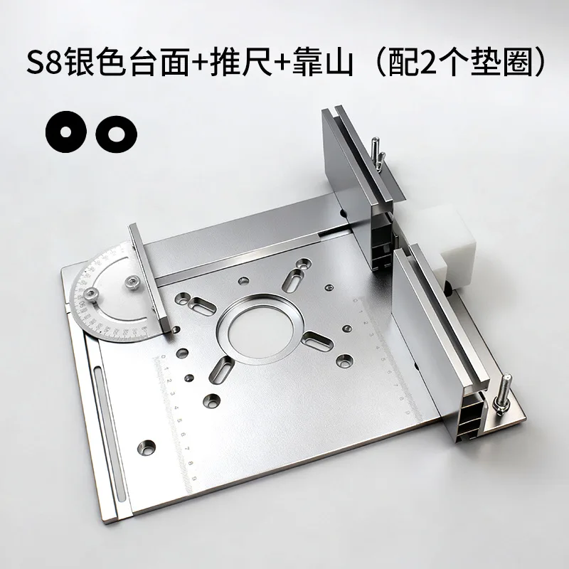 Mini Table Saw with a Push-style Rip Fence, Small Circular Saw with an Inverted Table, Bakelite Router Table, Wdworking Bench
Mini Table Saw with a Push-style Rip Fence, Small Circular Saw with an Inverted Table, Bakelite Router Table, Wdworking Bench