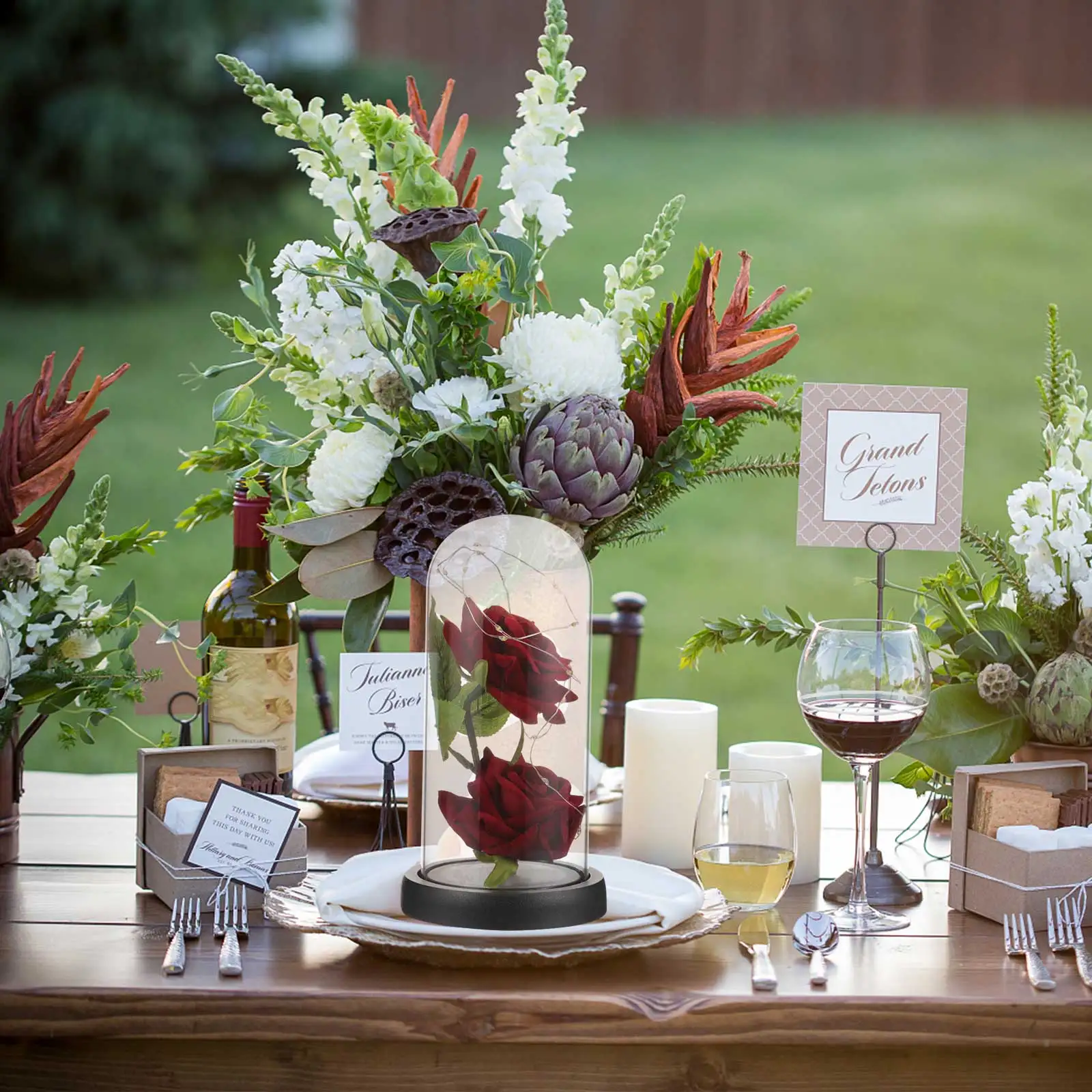 Luxury Artificial Rose in Glass Cover with LED Glow Romantic Ambient Light for Living Room Bedroom Decor Rose in Glass Dome
Luxury Artificial Rose in Glass Cover with LED Glow Romantic Ambient Light for Living Room Bedroom Decor Rose in Glass Dome