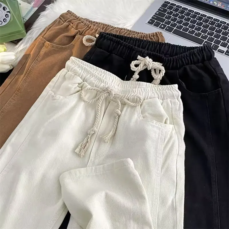 Loose Straight Leg Men's Jeans Elastic Waist Vintage American High Street Simple Trendy Wide Leg Long Pants Casual Youth
Loose Straight Leg Men's Jeans Elastic Waist Vintage American High Street Simple Trendy Wide Leg Long Pants Casual Youth
