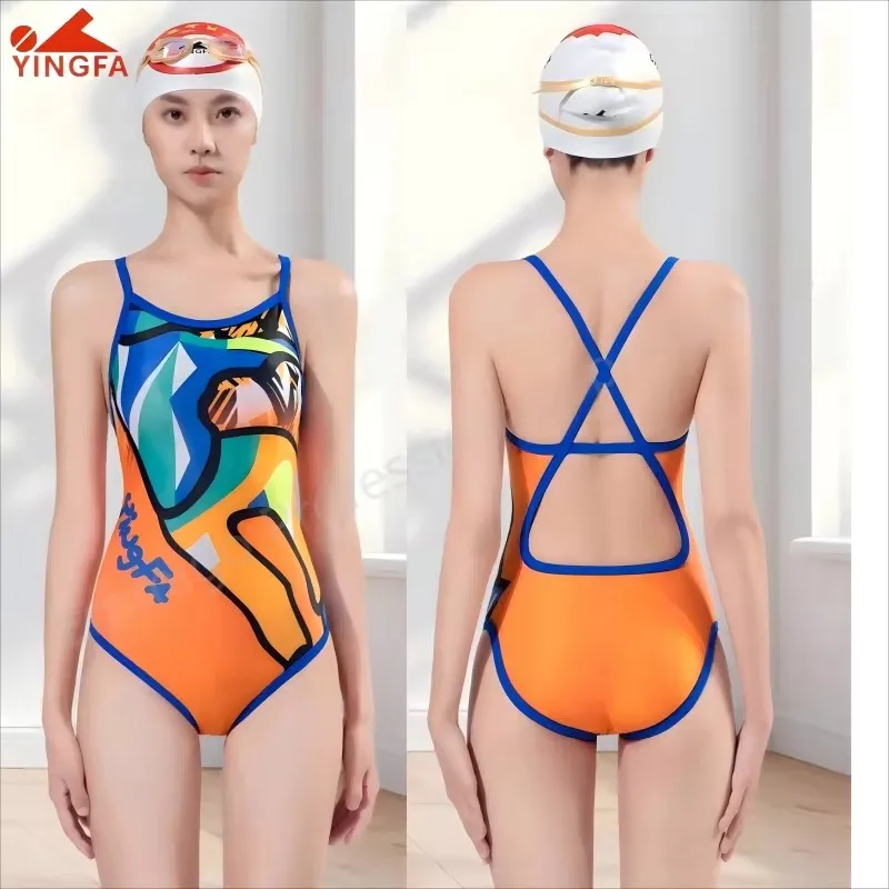 Yingfa Swimsuit Professional Women'S Racing One Piece Sports Training Swimsuit Improve Speed Competition Swimwear
Yingfa Swimsuit Professional Women'S Racing One Piece Sports Training Swimsuit Improve Speed Competition Swimwear